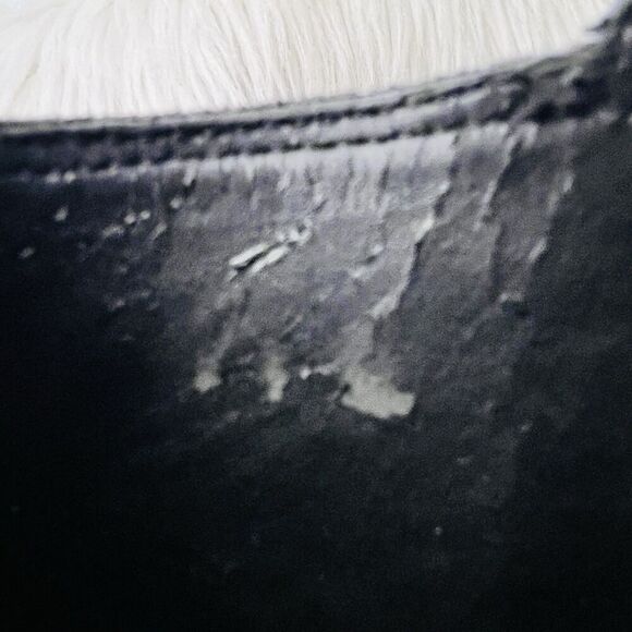 Franco Sarto Black & Gray Suede & Leather Side Zip Heeled Booties Womens Size 9M - Picture 7 of 8